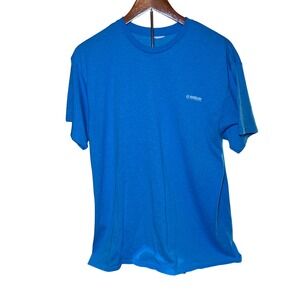 Magellan Outdoors Mens  L Blue Sailfish Graphic T-Shirt Short Sleeve Crew Neck